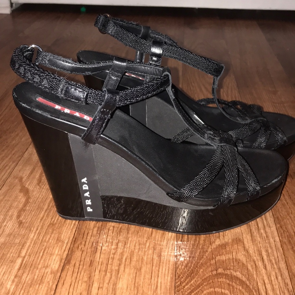 Prada wedges size 36.5 - Picture 5 of 11